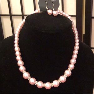 Pink Pearl Necklace